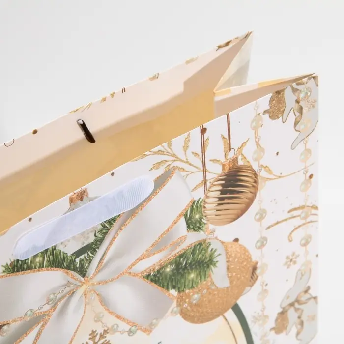 Пакет подарочный новогодний ламинированный &laquo;Счастье случится&raquo;, L 31 х 40 х 11,5 см