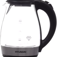 Чайник HYK-G2030 1.7л. 2200Вт черный