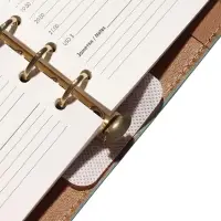 Органайзер на кольцах, C6, с хлястиком, 80л, линия, к/зам, Зеленый