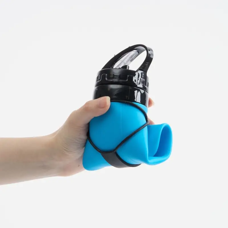 Складная бутылка для воды Langfossen, голубая