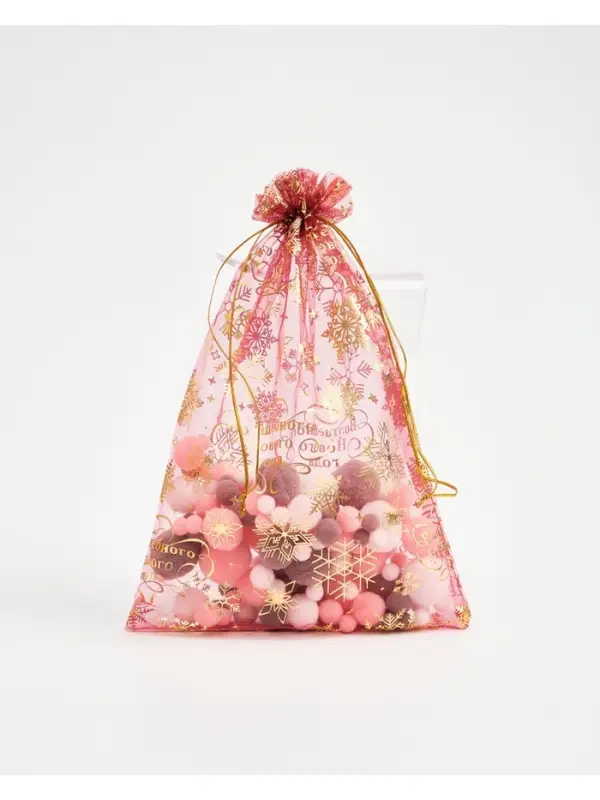 Мешочек подарочный органза &laquo;Волшебного Нового года!&raquo;, 20 &times; 30 см