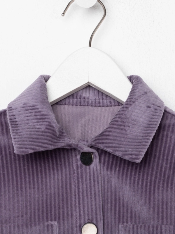 Костюм детский KAFTAN "Velvet", размер 30 (98-104), цвет фиолетовый