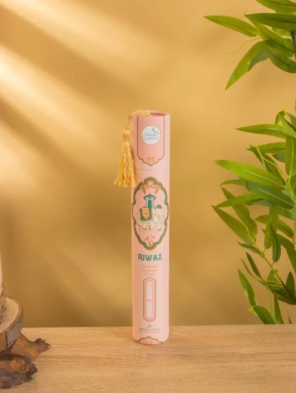 Благовония в тубусе "Роза" 30 штук с деревянной подставкой