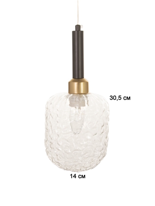 Светильник "Нью-Йорк" 1х15Вт Е27 черный 14х14х100см