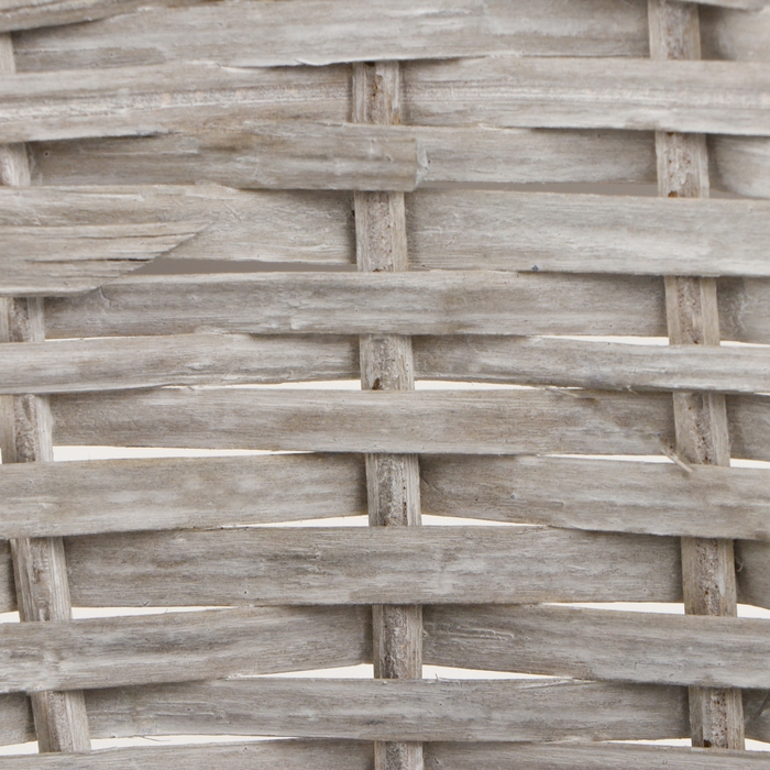 Набор корзин &laquo;Плетёнка&raquo;, 3 шт, 38&times;30&times;14/35 см, 32&times;25&times;11/27 см, 27&times;21&times;10/25 см, ива, микс