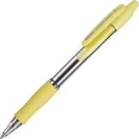 Ручка шариковая автоматическая PILOT Super Grip, резиновый упор, 0.7 мм, масляная основа, стержень синий, корпус жёлтый Ручка шариковая автоматическая PILOT Super Grip, резиновый упор, 0.7 мм, масляная основа, стержень синий, корпус жёлтый