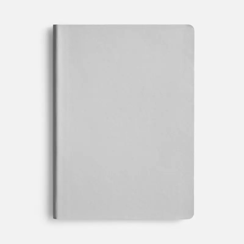 Блокнот Flex Shall ver.2, серебристый