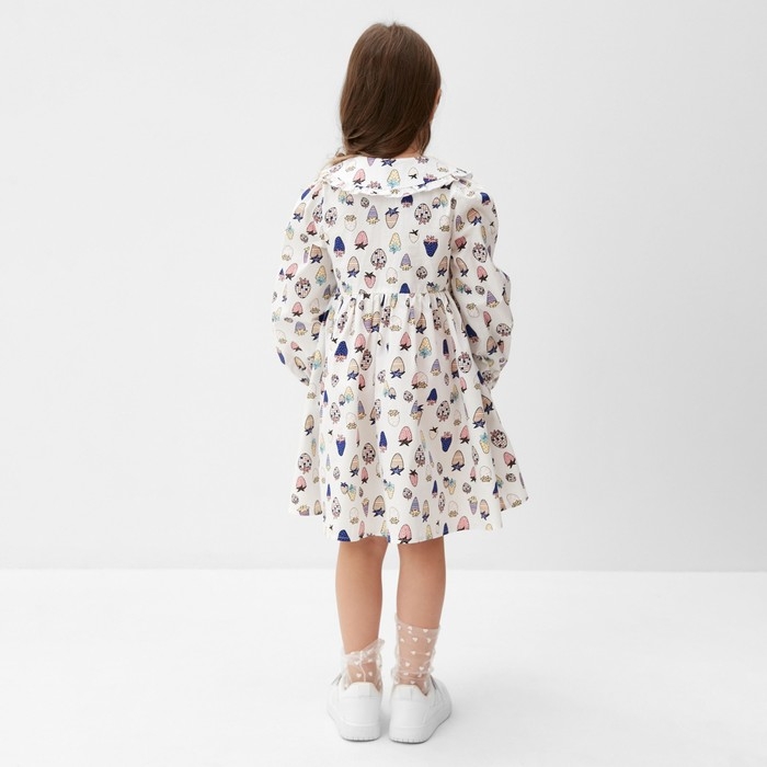 Платье детское с воротником KAFTAN Платье детское с воротником KAFTAN "Ягоды" р.34 (122-128 см)