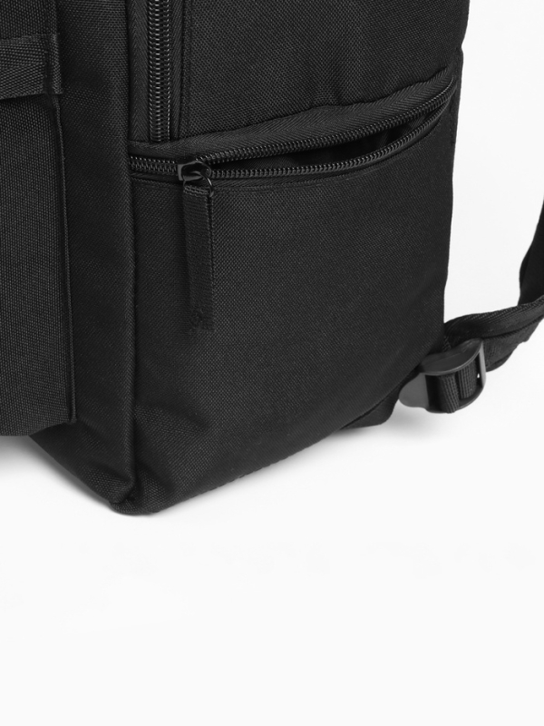 Рюкзак спортивный на молнии, размер универсальный, цвет черный