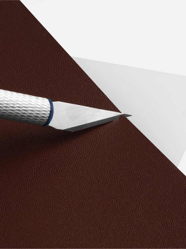 Доска-плита для пробойников и работы с кожей 20&times;30&times;1.5 cм пластик белый АУ