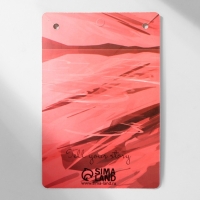 Кулоны &laquo;Неразлучники&raquo; на магните, лебеди в сердце, цвет чёрно-белый, 40 см