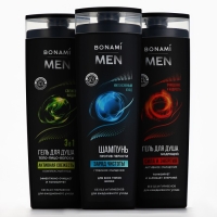 Гель для душа 3в1 For men, активная свежесть, 400 мл, BONAMI Гель для душа 3в1 For men, активная свежесть, 400 мл, BONAMI