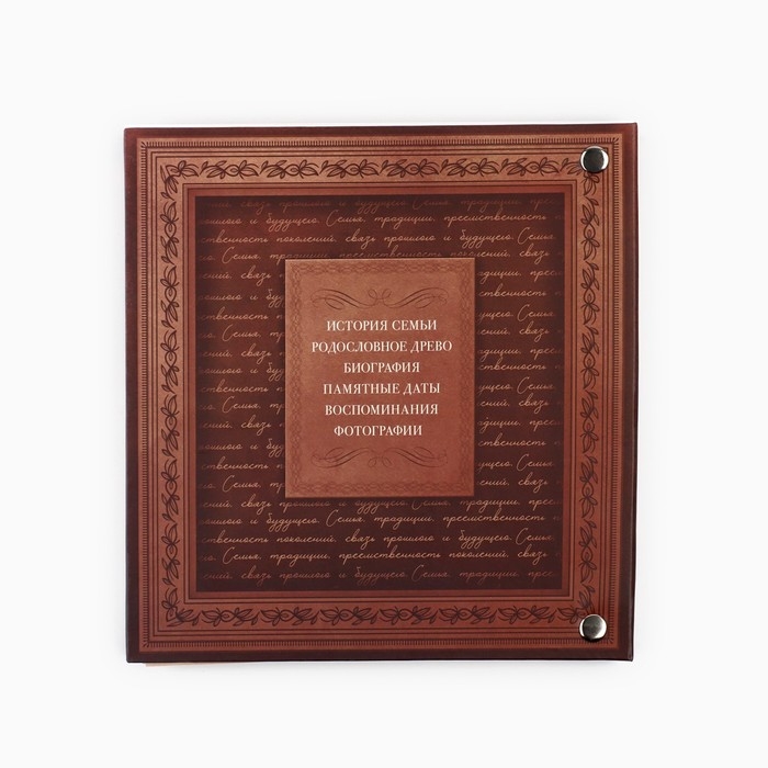 Родословная книга с рамкой под фото &laquo;Семейная летопись&raquo;, 22,5 х 23,7 см.