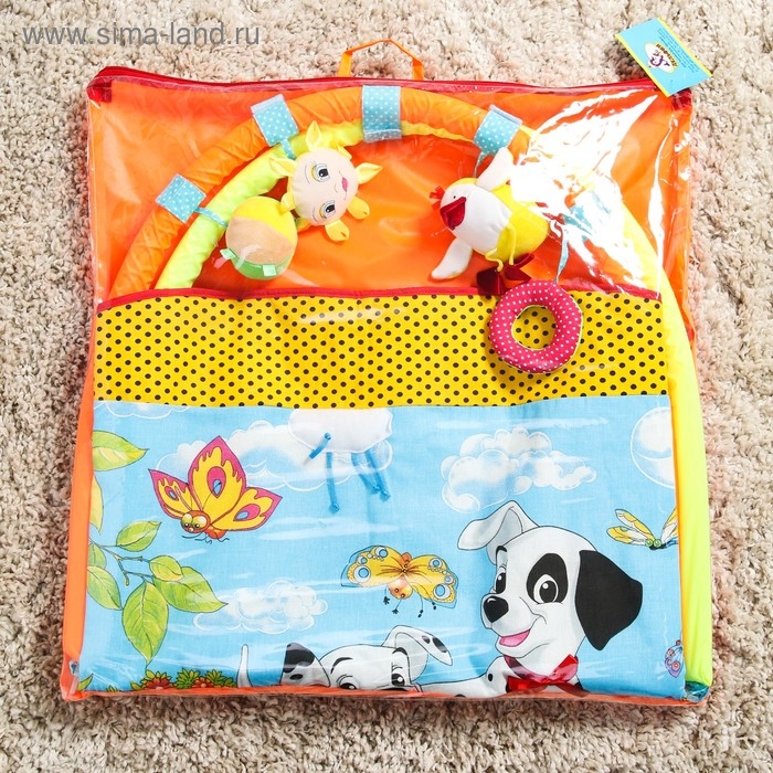 Развивающий коврик &laquo;Далматинцы&raquo;, с дугами, р-р 100&times;87х0,5 см.