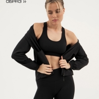 Ветровка женская Resport, р. 42, цвет чёрный, спортивная