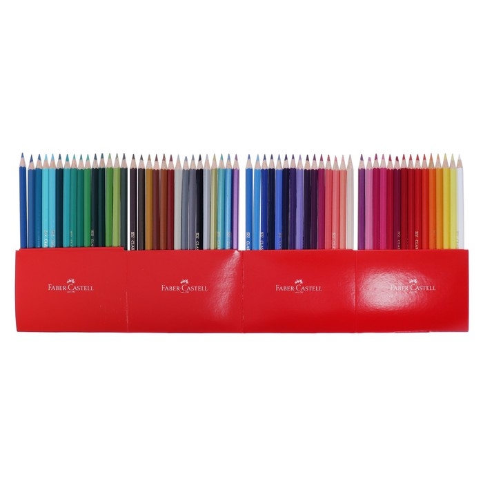 Карандаши 60 цветов Faber-Castell «Замок» шестигранный корпус, подарочная коробка Карандаши 60 цветов Faber-Castell «Замок» шестигранный корпус, подарочная коробка