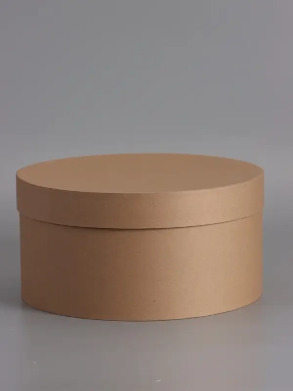 Коробка круглая крафт, 30 х 15 см