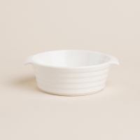 Форма для выпечки из жаропрочной керамики SL Home &laquo;Санторини&raquo;, 250 мл, 13,6&times;12&times;4,5 см, цвет белый