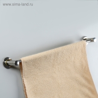Держатель для полотенец одинарный, 61&times;5&times;8,5 см, цвет хром