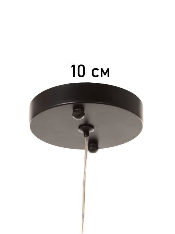 Светильник "Нью-Йорк" 1х15Вт Е27 черный 14х14х100см