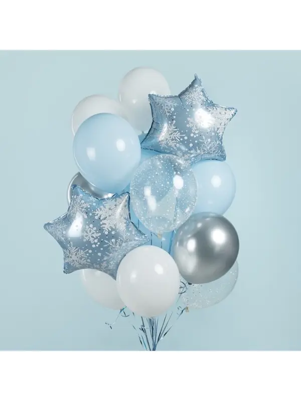 Воздушный шар фольгированный 19" &laquo;Снежинка&raquo;