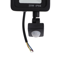 Прожектор светодиодный, 20 Вт, 1800 Лм, 4000К, Датчик движения, IP66