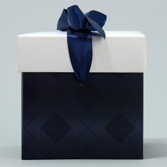 Коробка подарочная складная, упаковка, &laquo;Настоящий мужчина&raquo;, 10 х 10 х 10 см