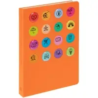 Ежедневник &laquo;История изобретений&raquo;, недатированный, оранжевый