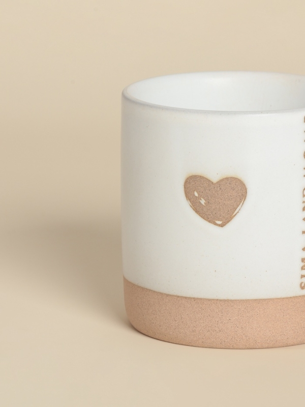 Кружка SL Home "Сердце", 520 мл, 13,5х9,6х9,8 см.