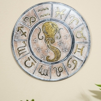 Панно резное МДФ "Водолей", 30х30х2 см