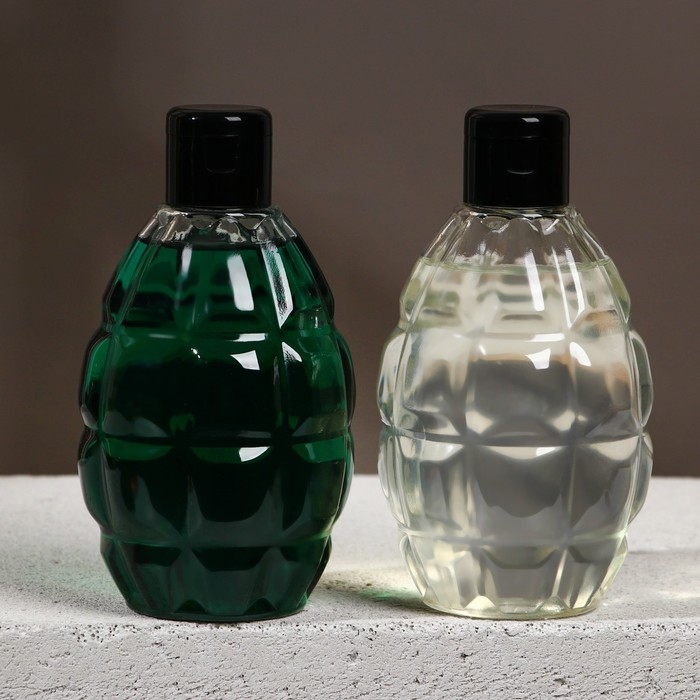 Подарочный набор &laquo;Арсенал настоящего мужчины&raquo;, гель для душа 300 мл и шампунь для волос 300 мл, HARD LINE