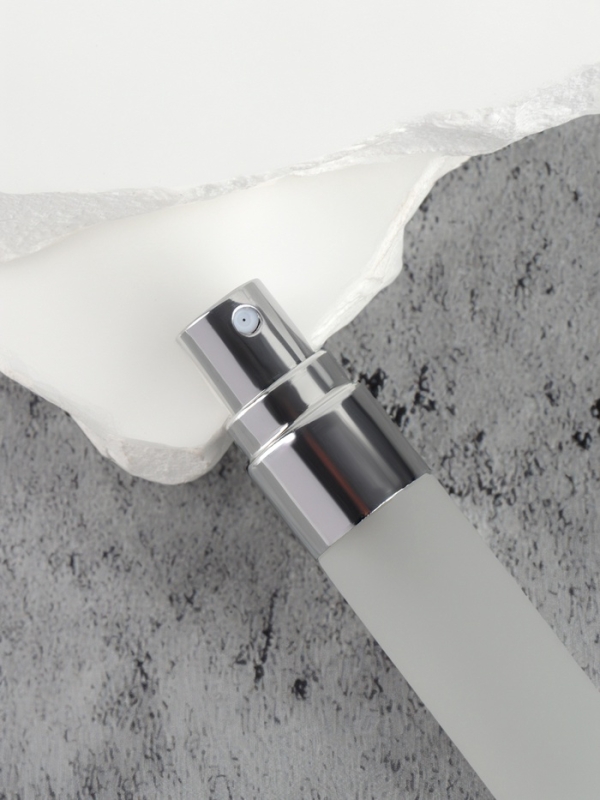 Флакон для парфюма, с распылителем, стеклянный, 5 мл, фасовка - 3 шт, цвет серый