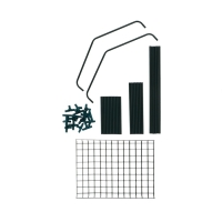 Стеллаж для рассады, 3 полки, 110 &times; 40 &times; 65 см, металлический каркас d = 12 мм, без чехла, Greengo