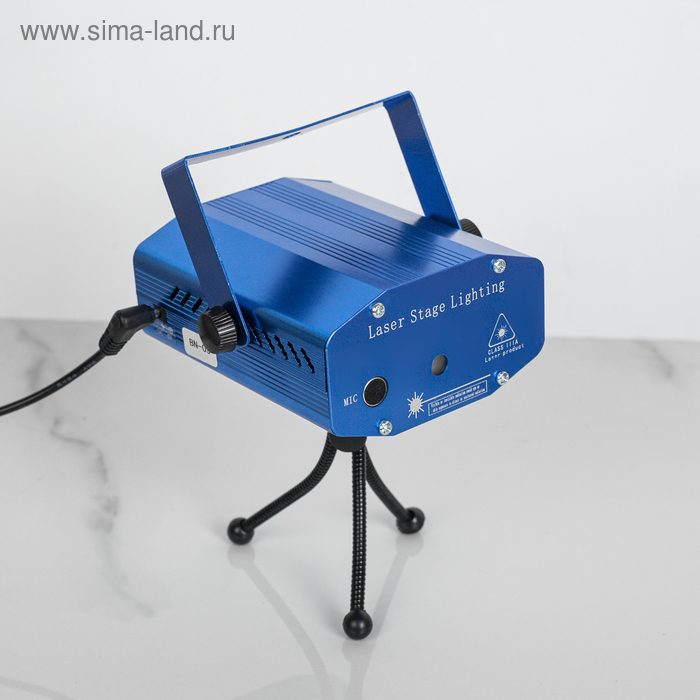 Световой прибор &laquo;Точки&raquo; 5 см, лазер, свечение красное/зелёное, 3 В