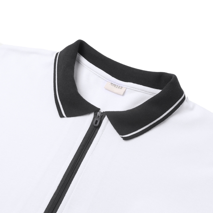 Футболка (поло) мужская MINAKU REGULAR FIT: цвет белый, р-р 50