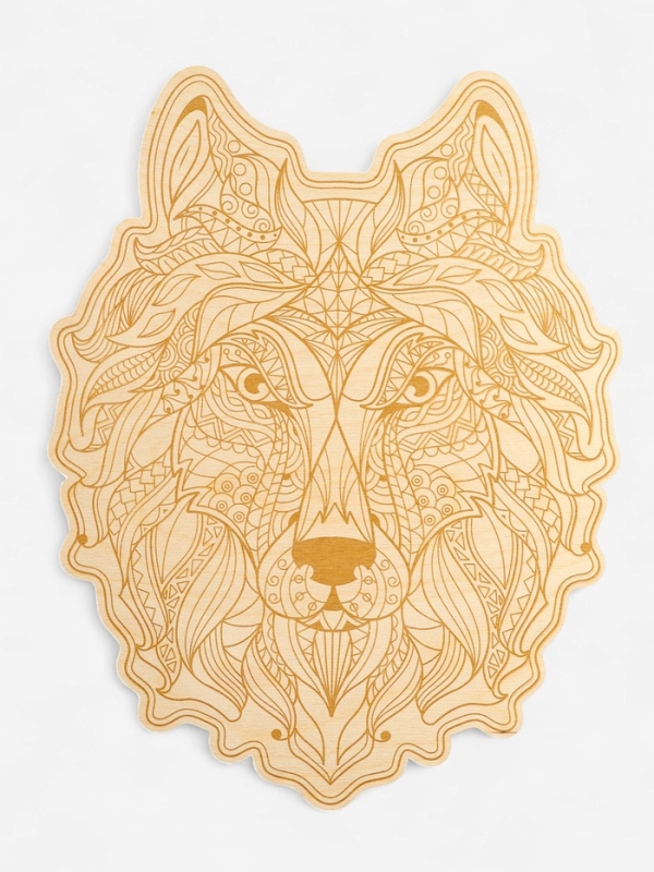 Доска для выжигания "Волк"  05525