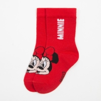 Носки для девочки &laquo;Минни Маус&raquo;, DISNEY, 14-16 см, цвет красный