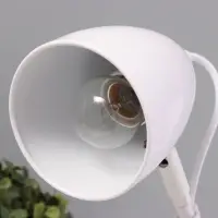 Настольная лампа "Санди" Е27 40Вт бело-черный 18х18х40 см