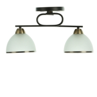 Люстра "Рендо" 2хЕ27 40Вт черно-бронзовый 44х15х23 см