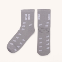 Ноские  мужские, серые "Бабушка связала"