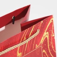 Пакет подарочный новогодний ламинированный &laquo;Рубин&raquo;, 21 х 30 х 15 см, Новый год