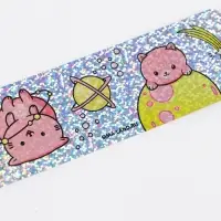 Закладка для книг, картонная, голография &laquo;Котики&raquo;