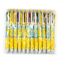 Ручка шариковая многоцветная Calligrata, автоматическая, 4 цвета, с рисунком, МИКС