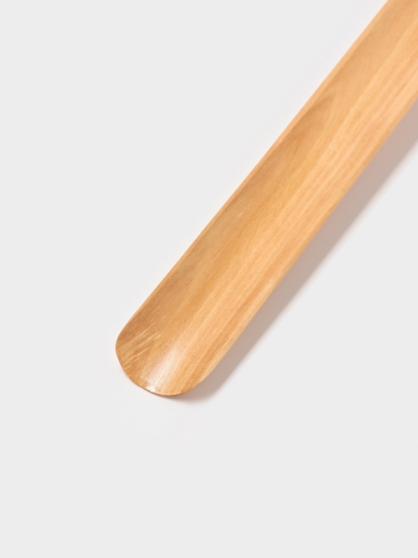 Ложка для обуви с магнитным держателем, дерево лотос, 55х4,1х1 см