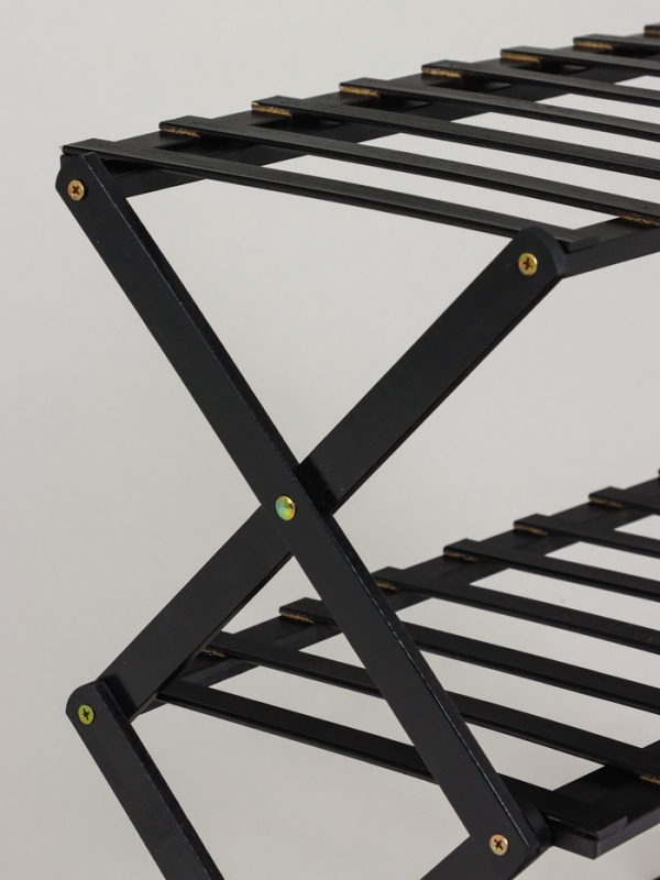 Подставка для цветов Greengo, 5 полок, 50 &times; 25 &times; 89 см, напольная, бамбук, чёрная