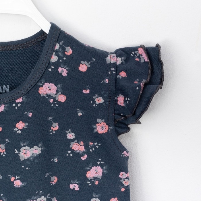 Платье для девочки KAFTAN Платье для девочки KAFTAN "Kitten" р.30 (98-104), т. серый