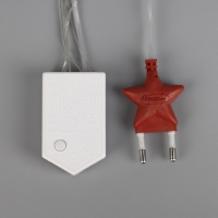 Гирлянда &laquo;Бахрома&raquo; 1.8 &times; 0.5 м, IP20, прозрачная нить, 48 LED, свечение белое, 8 режимов, 220 В