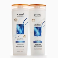 Шампунь для сухих волос с маслом кокоса и жожоба, блеск и питание, 400 мл, BONAMI