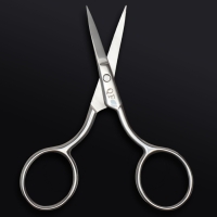 Ножницы маникюрные &laquo;Premium&raquo;, прямые, широкие, 9 см, на блистере, цвет серебристый