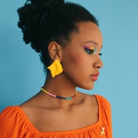 Серьги металл &laquo;Яркость&raquo; ромб, цвет жёлтый